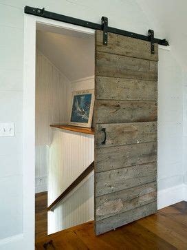 Wood is a good material to work with. Door At Top Of Stairs Design Ideas, Pictures, Remodel and ...