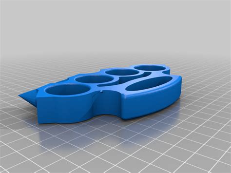 Free 3d File Brass Knuckles 🔫・model To Download And 3d Print・cults