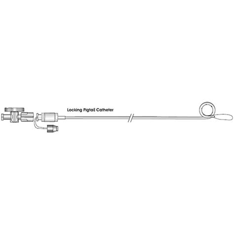 Fastrac® Pigtail Drainage Catheter With Needle Poliurethane Locking
