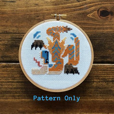 Welcome to monster hunter stories. Monster Hunter World Tigrex Cross Stitch Pattern PDF ...