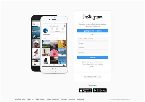 Instagram Login Page On Behance Login Page Login Page Design Instagram