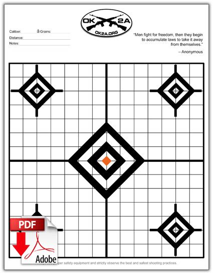 Printable Shooting Targets Pdf Targets Printable Julio Rich