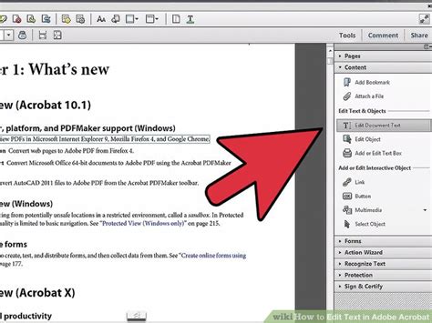 How To Edit Text In Adobe Acrobat With Pictures Wikihow