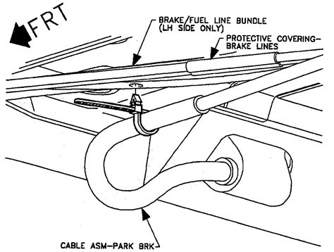 Emergency Brake Cable Replacement Installation Instructions Needed