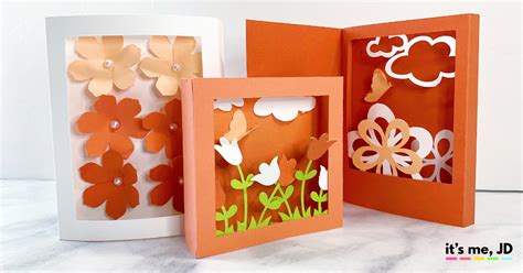 608 585 просмотров 608 тыс. Cricut Shadow Box Cards | 3D Handmade Card Ideas - It's Me, JD