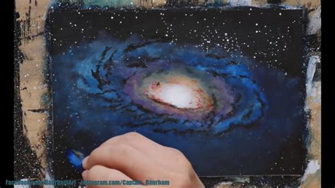 Painting Andromeda With Acrylic Time Lapse Youtube