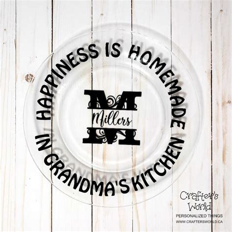 Happiness Is Homemade Plate Crafters World