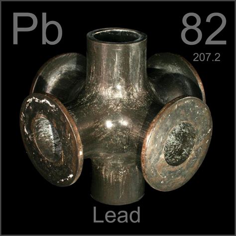 6 Way Pipe Union A Sample Of The Element Lead In The Periodic Table
