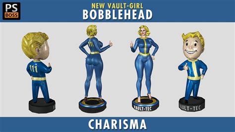 New Vault Girl Charisma Bobblehead 収集品・宝探し Fallout4 Mod データベース Mod紹介・まとめサイト