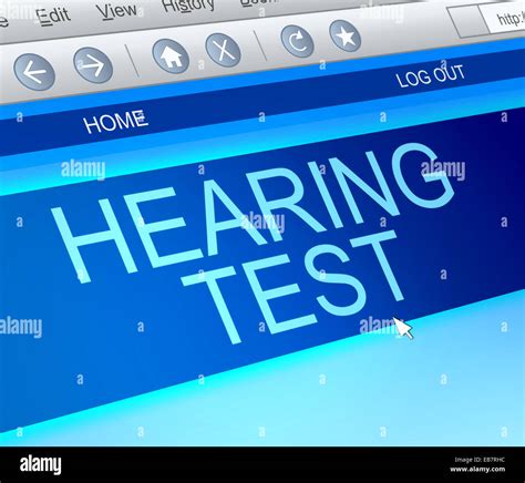 Hearing Test Hi Res Stock Photography And Images Alamy