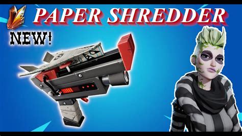 ⚡130 Paper Shredder Review Fantastic Pistol Fortnite Save The