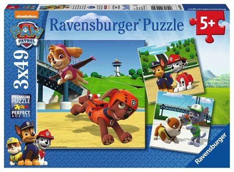 Spielwaren Express 3 X 49 Teile Ravensburger Kinder Puzzle Paw Patrol