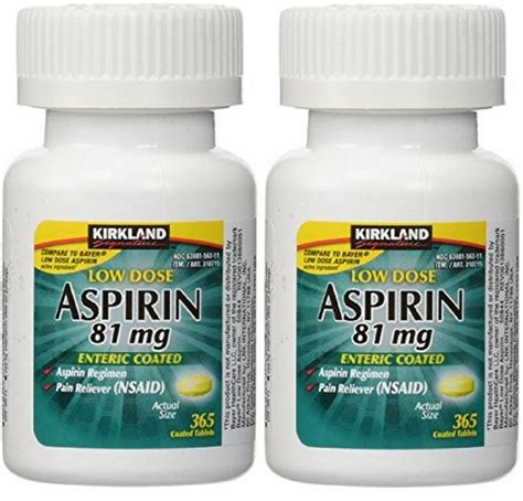 A heart attack is caused by blood clots in your arteries and baby aspirin will help dissipate as much of the clot as possible until medical help arrives. Kirkland Signature niedrig dosiertem Aspirin 81 MG 365 ...