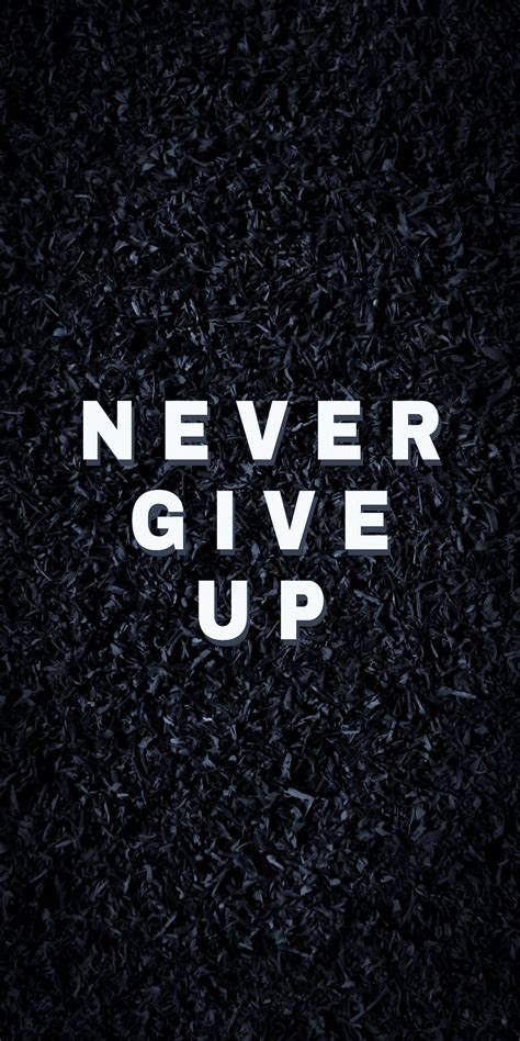 Never Give Up Quotes Wallpaper