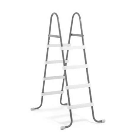 Intex Steel Frame Above Ground Swimming Pool Ladder For 48 Inch High