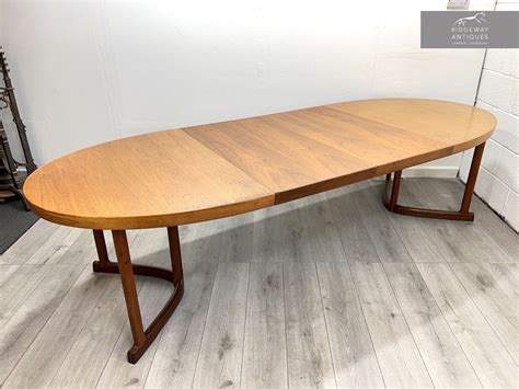 Cj Rosengaarden Mid Century Danish Teak Extending Dining Table Hus