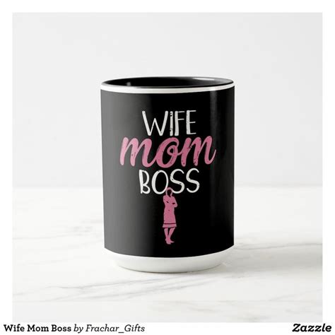 Wife Mom Boss Mug Mugs Mothers Day Mugs Wife Mom Boss