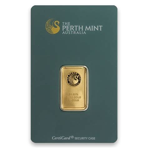 Buy 10 Gram Perth Gold Bar Online Monument Metals