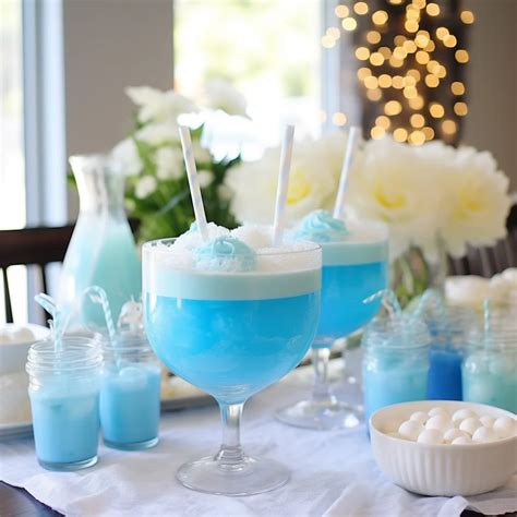 Non Alcoholic Blue Punch Recipe For Baby Shower Refreshing And Fun