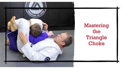 Mastering The Triangle Choke Jiu Jitsu Brotherhood Youtube
