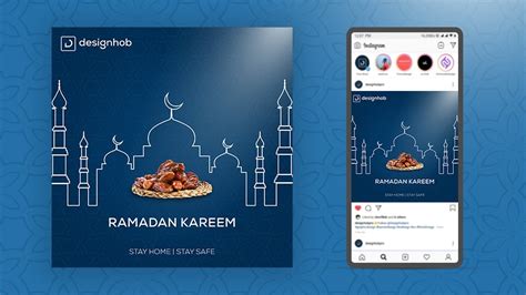 How To Create Ramadan Banner Design In Photoshop Cc Free Psd Youtube