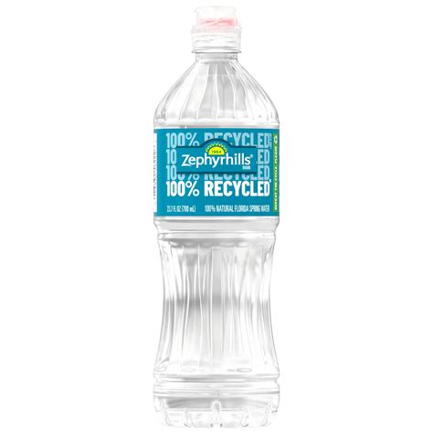 Zephyrhills 100 Natural Spring Water Plastic Bottle 237 Oz