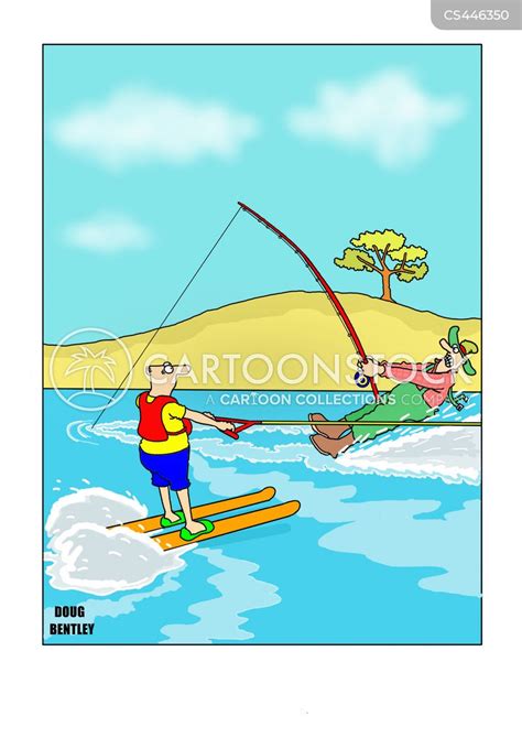 Water Skiing Cartoons And Comics Funny Pictures From Cartoonstock