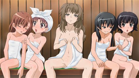 Misaka Mikoto Shirai Kuroko Saten Ruiko Uiharu Kazari And Kiyama