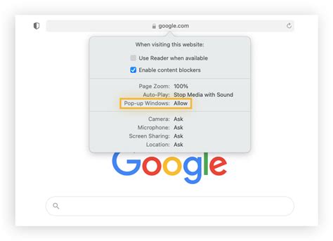 How To Allow Or Disable Pop Ups In Safari For Mac And Ios Avg