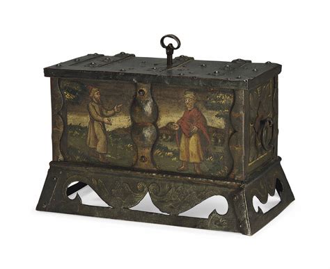 A German Painted Iron Casket 17th Century Christies