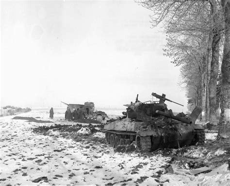 Destroyed American 76 Mm Gun Motor Carriage Gmc M18 Hellcat Tank