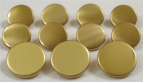 Plain Gold Buttons