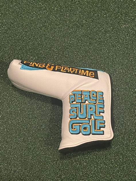 Scotty Cameron Pins And Playtime White Tiffany Putter Blade Headcover