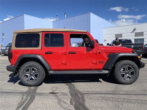 New 2020 JEEP Wrangler Black and Tan 4x4 Sport Utility in ...