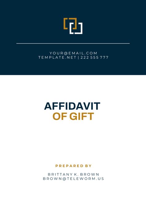 Pennsylvania Affidavit of Gift Template - Edit Online & Download