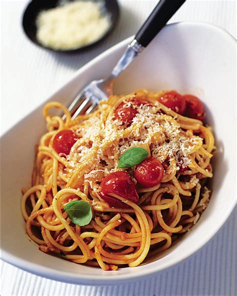 Tomato And Basil Spaghetti Recipe Delicious Magazine