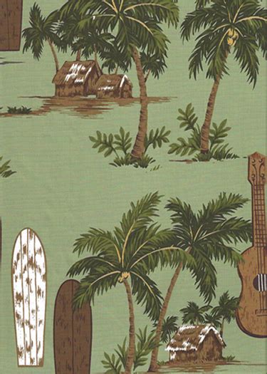 Pin On Barkcloth Hawaii Fabrics