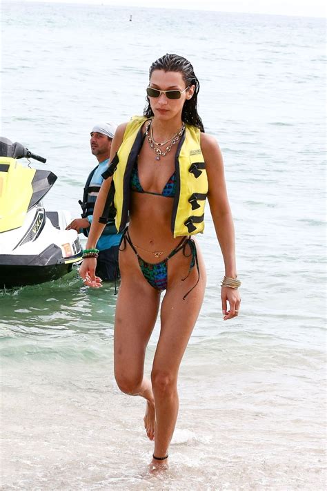Bella Hadid In A Bikini Jetski Ride In Miami Celebmafia