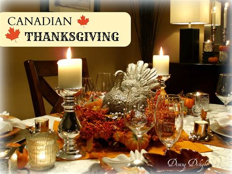 Dining Delight Canadian Thanksgiving