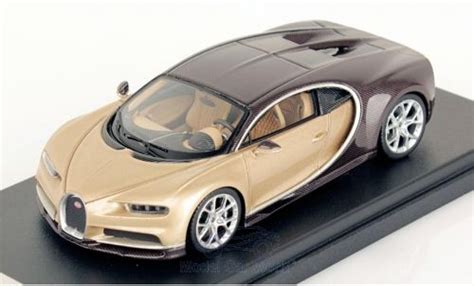 Diecast Model Cars Bugatti Chiron 143 Look Smart Metallic Beigebrown