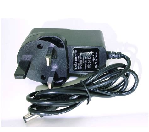 Uk Dc 5v 1a Switching Power Supply Adapter 100 240v Input 55mm X 2