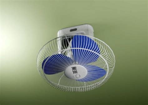 Wall Mounted Electric Fan Free 3d Model Blend Fbx Open3dmodel