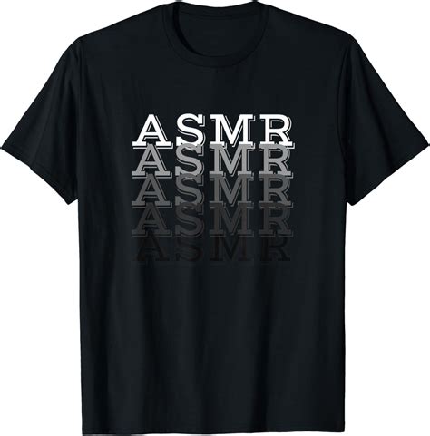 Asmr T T Shirt Uk Clothing