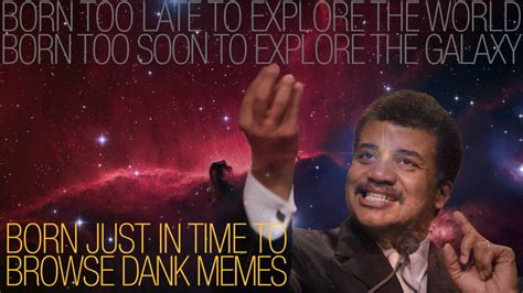 Download Neil Degrasse Tyson In Space Meme Wallpaper