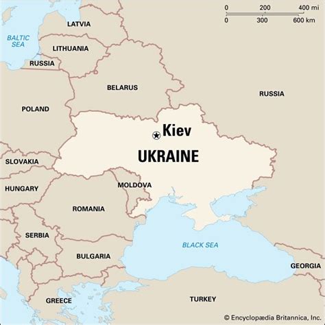 Europe Map Kiev Ukraine