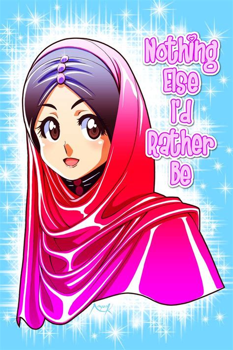 Nothing Else I D Rather Be By Nayzak On Deviantart Anime Muslim Anime Muslimah Hijab Cartoon