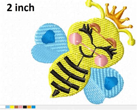Honey Bee Machine Embroidery Designs Instantly Download Etsy