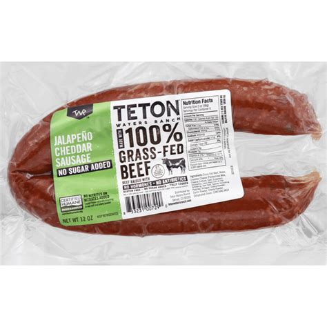 Teton Waters Ranch Sausage Jalapeno Cheddar 12 Oz Instacart