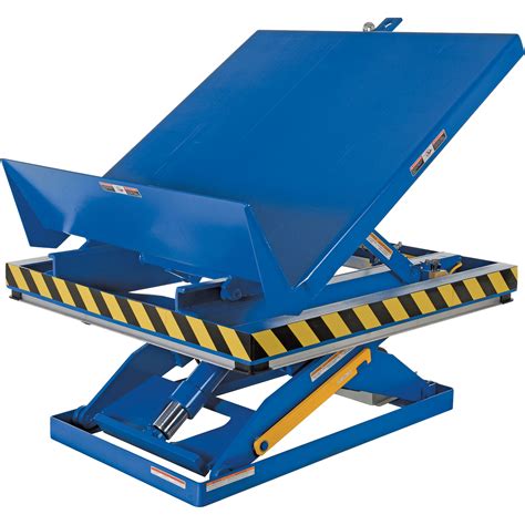 Vestil Lift And Tilt Scissor Table — 3000 Lb Capacity 48inl X 48inw