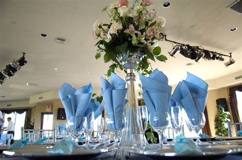 Fold paper napkins into cute rose for table parties decor. Elegant Table Setting with Tall Center Piece - My Tucson ...